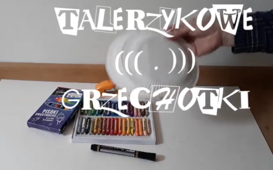 Zajęcia Plastyczne z Panem Marcinem – Talerzykowe grzechotki